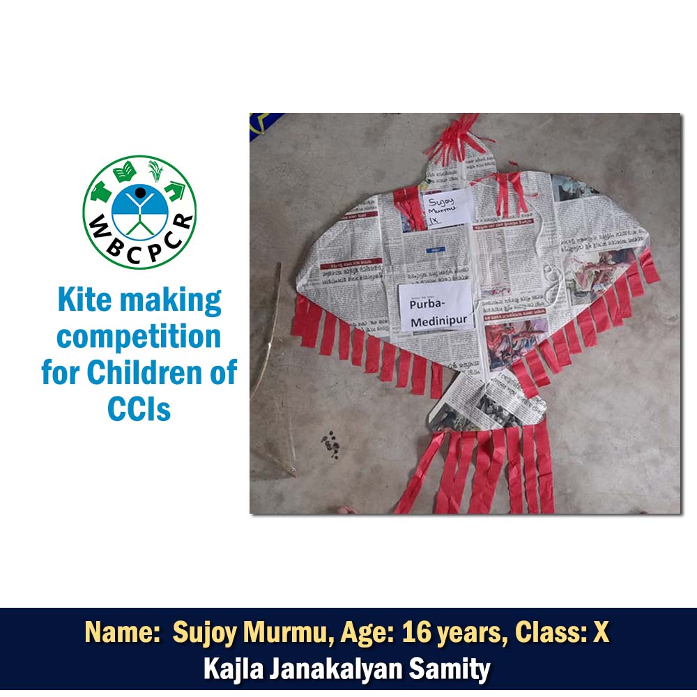 Kite making competition for Children of CCIs